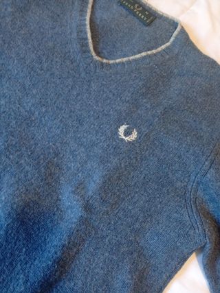 Jersey Fred Perry Azul Talla M