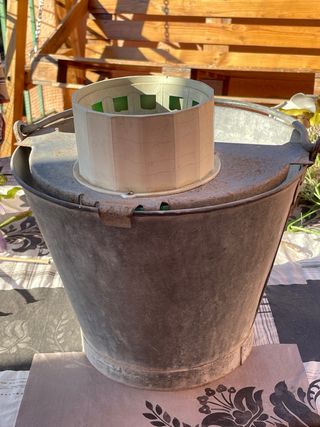 Cubo Fregona Metálico 1960