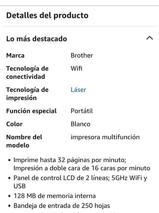 Impresora Brother DCP-L2627DWE Láser