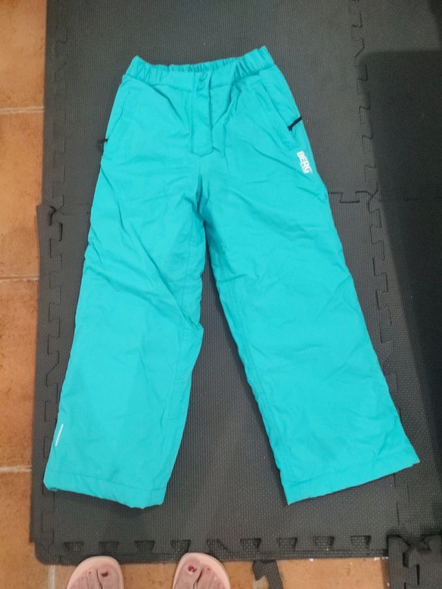 Pantalón de nieve BERG color turquesa