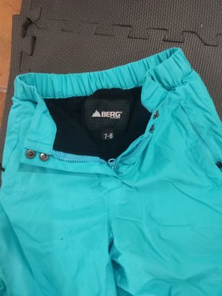 Pantalón de nieve BERG color turquesa