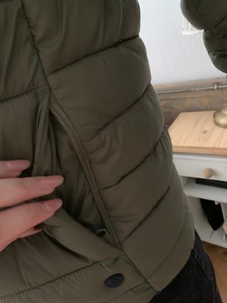 Abrigo plumas verde militar Springfield Talla S