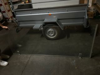 Puerta de cristal para baño