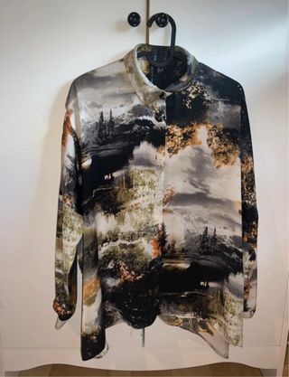 Camisa Mango Estampada