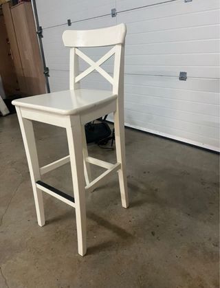 Sgabello da bar bianco Ikea