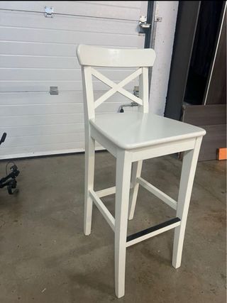 Sgabello da bar bianco Ikea