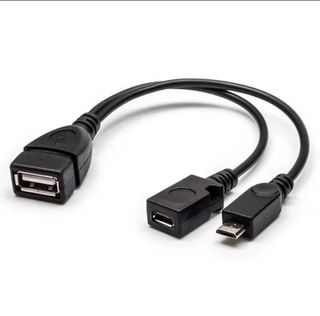 Cable OTG Micro USB 2 en 1