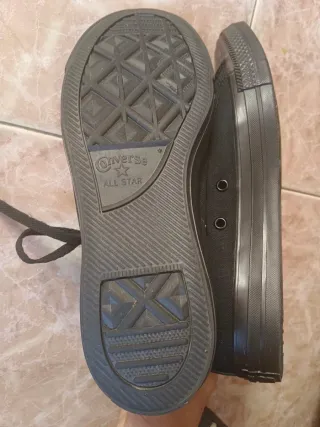 Converse Talla 40 Negras