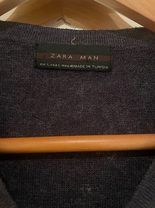 Chaleco de punto Zara Hombre