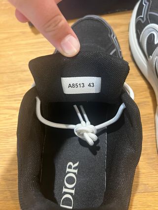 Dior B30 Sneakers Nero Argento