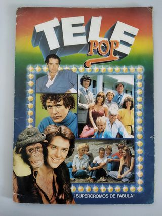 Álbum cromos Tele Pop años 80