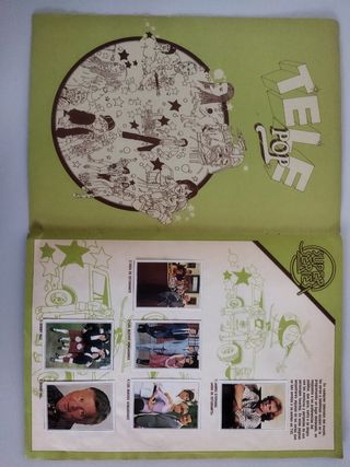 Álbum cromos Tele Pop años 80