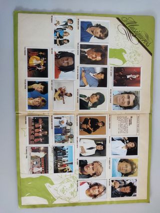 Álbum cromos Tele Pop años 80