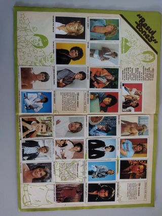 Álbum cromos Tele Pop años 80