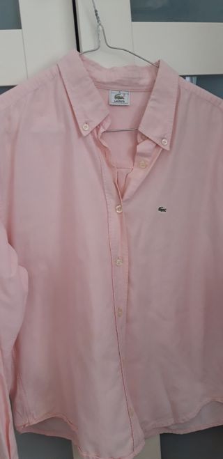 Camisa rosa Lacoste
