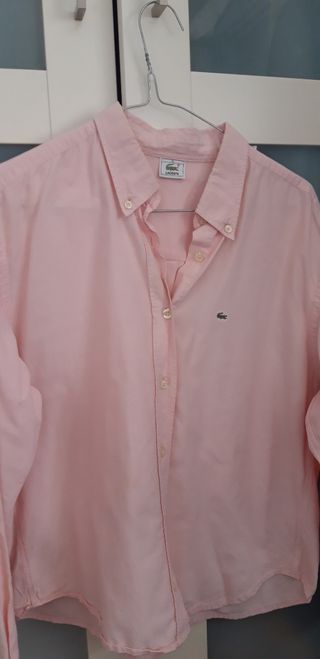 Camisa rosa Lacoste