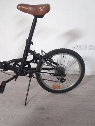 Bicicleta Plegable Mulberry Negra
