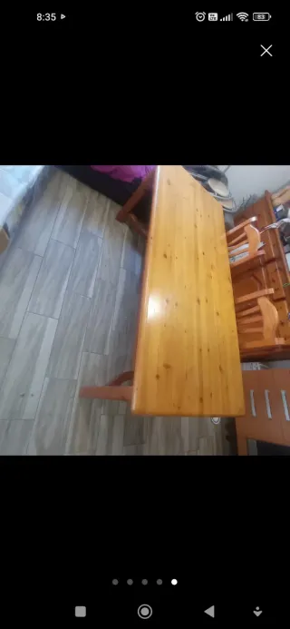 Comedor rústico completo