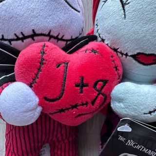 Peluche pequeño San Valentín Jack y Sally, Disney.