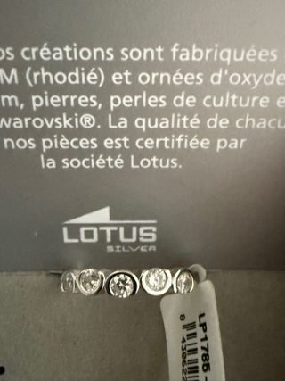 Anillo Plata  Lotus LP1785-3/114 Sin Estrenar