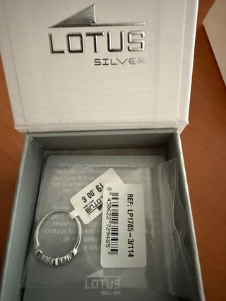 Anillo Plata  Lotus LP1785-3/114 Sin Estrenar