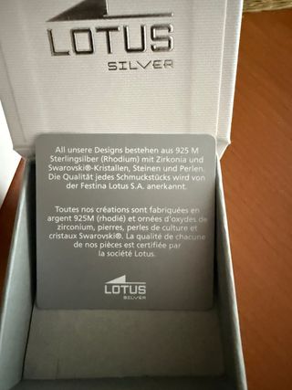 Anillo Plata  Lotus LP1785-3/114 Sin Estrenar