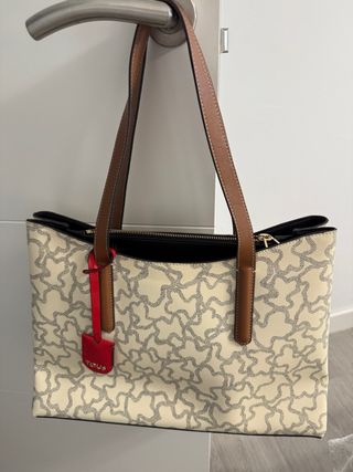 Bolso Tous Beige y Marrón