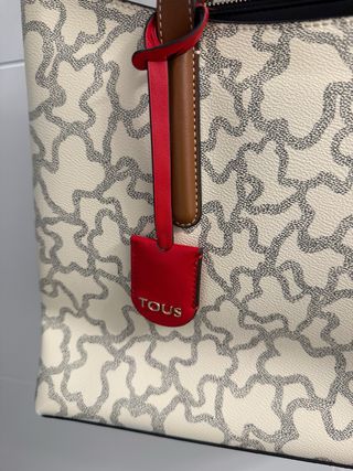 Bolso Tous Beige y Marrón