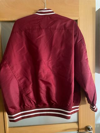 Chaqueta Bomber Oversize Burdeos Talla M/L