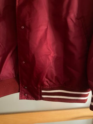Chaqueta Bomber Oversize Burdeos Talla M/L