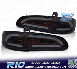 PILOTOS LED BAR SEAT IBIZA 6L 02-08 ROJO AHUMADO