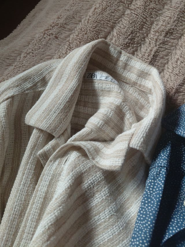 Lote 5 Camisas Chico Azul y Blanco