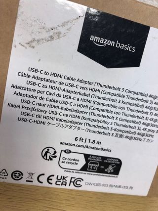 Cable adaptador de USB-C - Amazon Basics