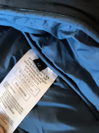 Abrigo Ternua niño talla 12