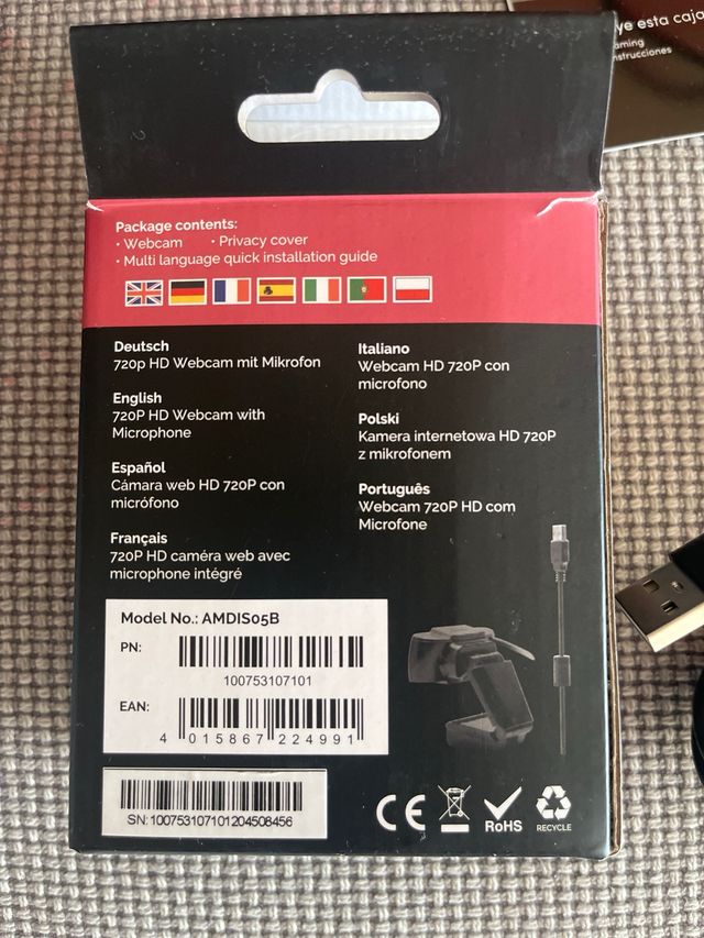 Auriculares Gaming NitroPC + webcam + amplificador