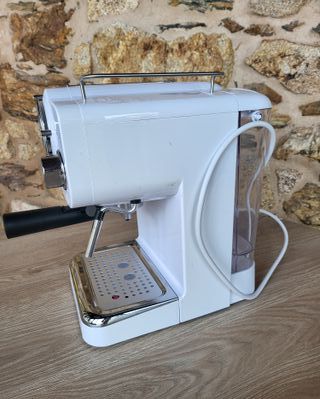 Cafetera Espresso Retro Blanca