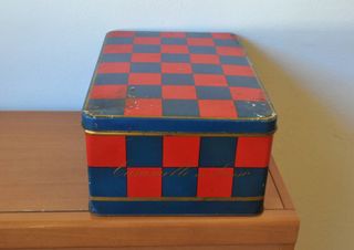 Scatola di latta vintage S.p.A. Ligure Lombarda