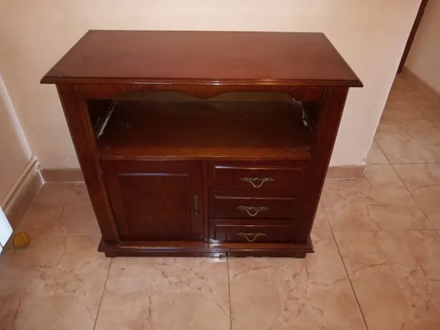 Mesa recibidor madera