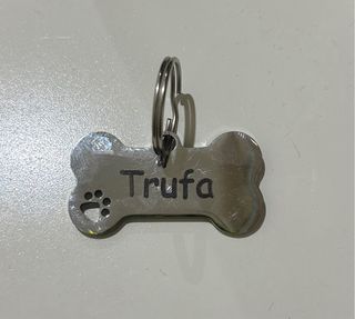 Chapa identificativa para perro Trufa