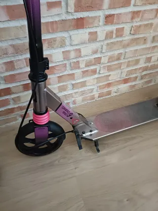 Patinete oxelo mid 9 rosa y morado