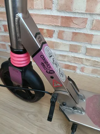 Patinete oxelo mid 9 rosa y morado