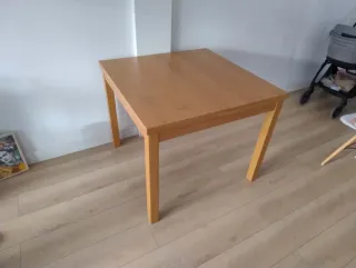 Mesa de comedor madera abatible o plegable
