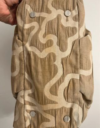 Bolso Tous Lona Beige y Blanco