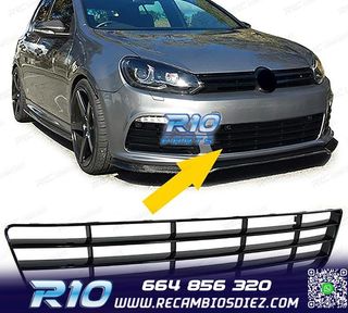 REJILLA PARAGOLPES VOLKSWAGEN VW GOLF 6 5K1 09-13 R20 NEGRO