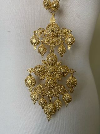 Collar charra dorado. Charro Salamanca