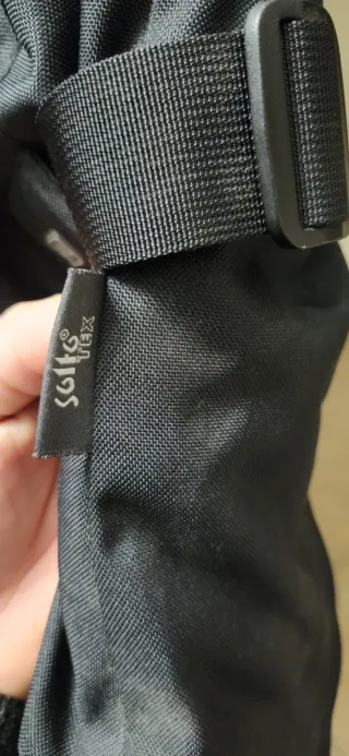 Giacca da moto nera da donna