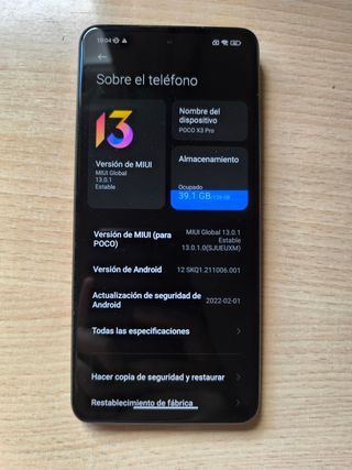 Xiaomi Poco X3 Pro 128 GB Nero