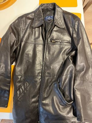 Chaqueta Cuero Polo Club Marrón Talla L