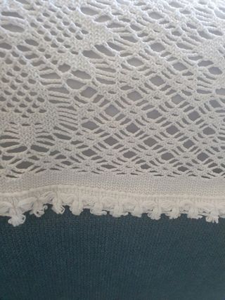 Copriletto matrimoniale bianco