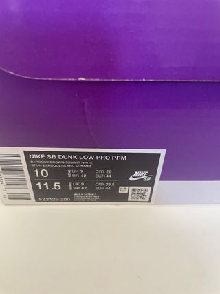 Nike SB Dunk Low Pro PRM Marrón Azul